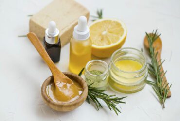 Zutaten für Naturkosmetik.