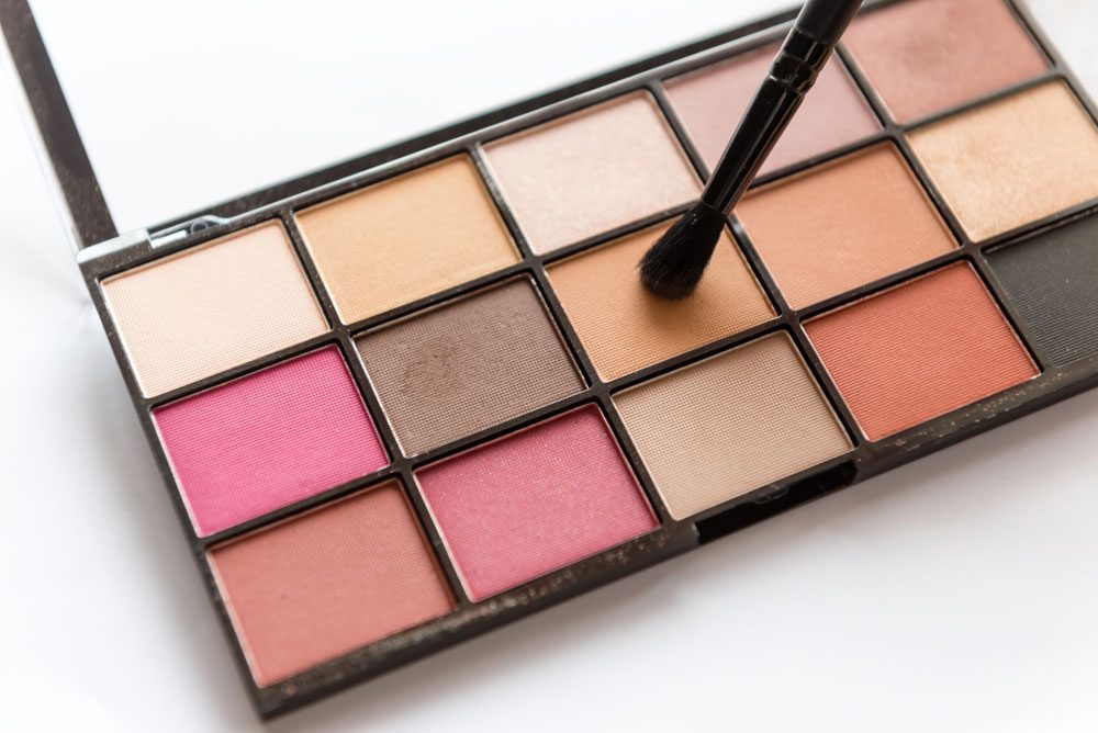 Lidschatten Palette.