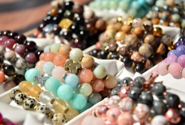 Glasperlen Schmuck.