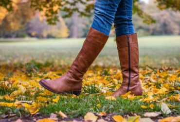 Flache Stiefel für den kommenden Winter.