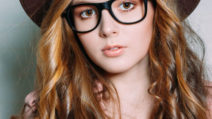 Make-up mit Brille