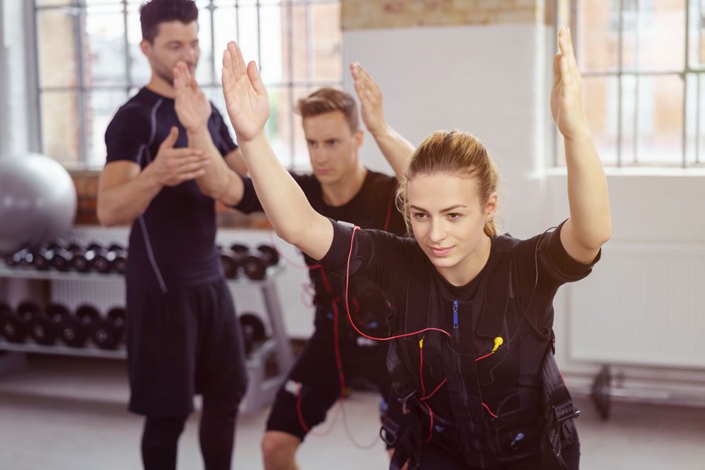 EMS-Training: Workout mit Reizstrom.