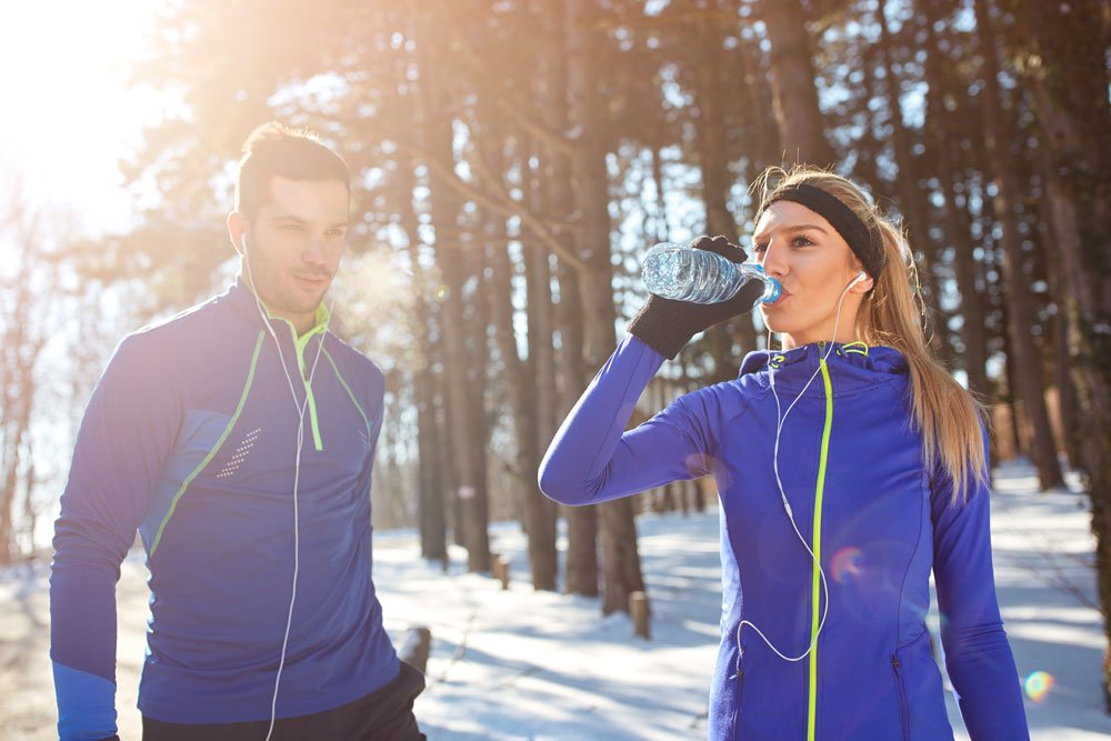 Joggen im Winter: Verpflegung