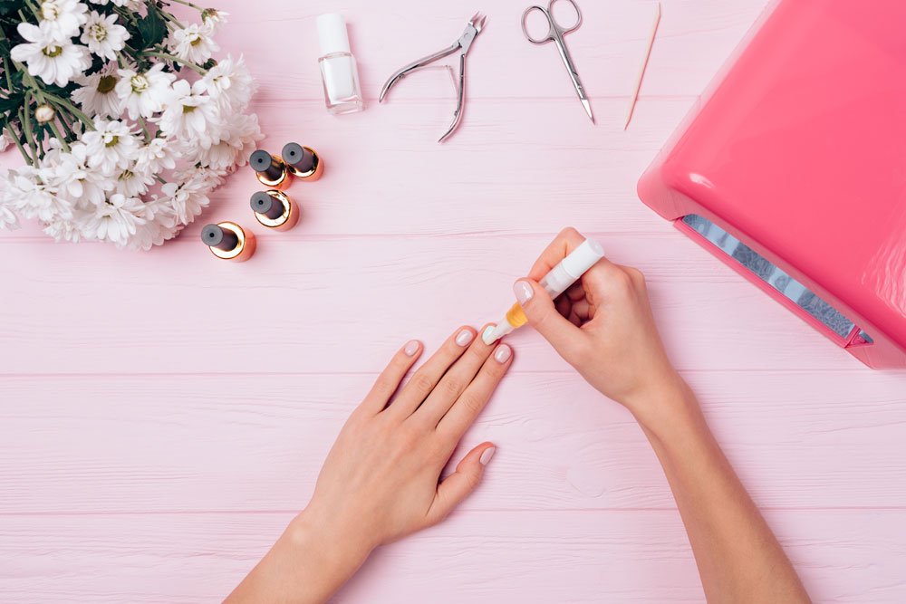 Nagellackstifte lassen sich leicht führen Nagellackstift