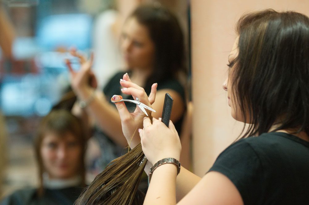 Haare schneiden